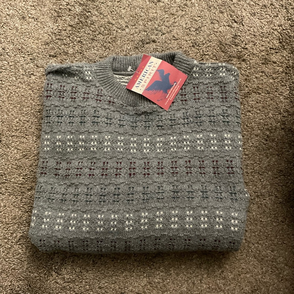 Vintage American Spirit Dad Sweater XL NWT